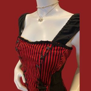 🕷❤️Tripp nyc Stripe Corset❤️🕷